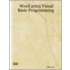 Word 2003 Visual Basic Programming