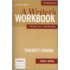 Writer's Workbook Teacher's Manual