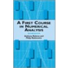 A First Course In Numerical Analysi door Philip Rabinowitz