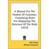 A Manual for the Student of Anatomy door John Shaw