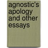 Agnostic's Apology And Other Essays door Sir Leslie Stephen