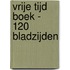 Vrije tijd boek - 120 bladzijden