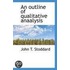 An Outline Of Qualitative Anaalysis