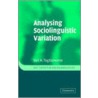 Analysing Sociolinguistic Variation door Sali Tagliamonte