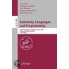 Automata, Languages And Programming by Luis Caires