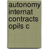 Autonomy Internat Contracts Opils C door Peter Nygh