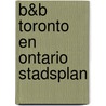 B&B Toronto en Ontario stadsplan door Nvt