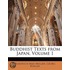 Buddhist Texts From Japan, Volume 1