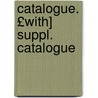 Catalogue. £With] Suppl. Catalogue door Libr New Zealand Gen