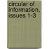 Circular Of Information, Issues 1-3