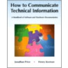 Communicating Technical Information door Jonathan Price