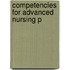 Competencies For Advanced Nursing P