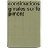 Considrations Gnrales Sur Le Pimont