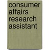 Consumer Affairs Research Assistant by Jack Rudman