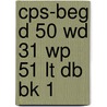 Cps-Beg D 50 Wd 31 Wp 51 Lt Db Bk 1 door Onbekend