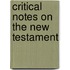Critical Notes On The New Testament
