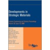 Developments in Strategic Materials door Lin