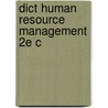 Dict Human Resource Management 2e C door Mike Noon