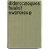 Diderot:jacques Fatalist Owcn:ncs P