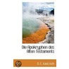 Die Apokryphen Des Alten Testaments door D.E. Kautzsch