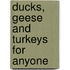 Ducks, Geese And Turkeys For Anyone