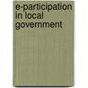 E-Participation In Local Government by Jamie Bend