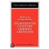 Eighteenth Century German Criticism