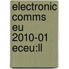 Electronic Comms Eu 2010-01 Eceu:ll by Unknown