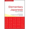 Elementary Japanese Teacher's Guide door Yoko Hasegawa