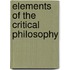 Elements Of The Critical Philosophy
