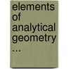 Elements of Analytical Geometry ... door John Radford Young