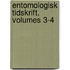 Entomologisk Tidskrift, Volumes 3-4