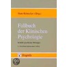 Fallbuch der Klinischen Psychologie door Onbekend