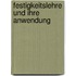 Festigkeitslehre Und Ihre Anwendung