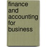 Finance And Accounting For Business by Bob Ryan