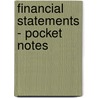 Financial Statements - Pocket Notes door Onbekend