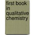 First Book In Qualitative Chemistry