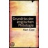 Grundriss Der Englischen Philologie