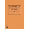 Handbook On Ethical Issues In Aging door Onbekend