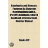 Handbooks and Manuals (Study Guide) door Source Wikipedia