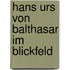 Hans Urs von Balthasar im Blickfeld