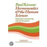 Hermeneutics and the Human Sciences door Ricoeur Paul