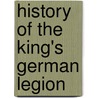 History Of The King's German Legion door North Ludlow Beamish