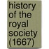 History Of The Royal Society (1667)