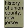 History Of Union County, New Jersey door Frederick W. 1819-1897 Ricord