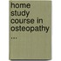 Home Study Course In Osteopathy ...