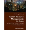 Human Resource Managements in China door Bin Zhang