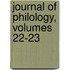 Journal of Philology, Volumes 22-23