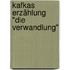 Kafkas Erzählung "Die Verwandlung"