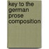 Key To The German Prose Composition